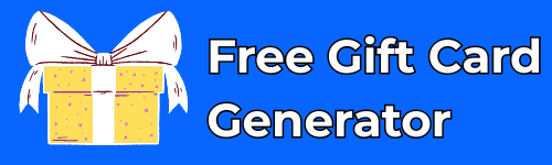 Free Gift Card Generator